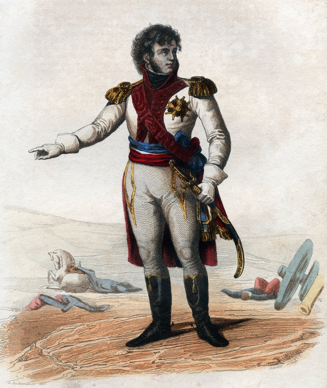 Portrét Joachima Murata (1767-1815), maršála Francie a velkoadmirála. od French School