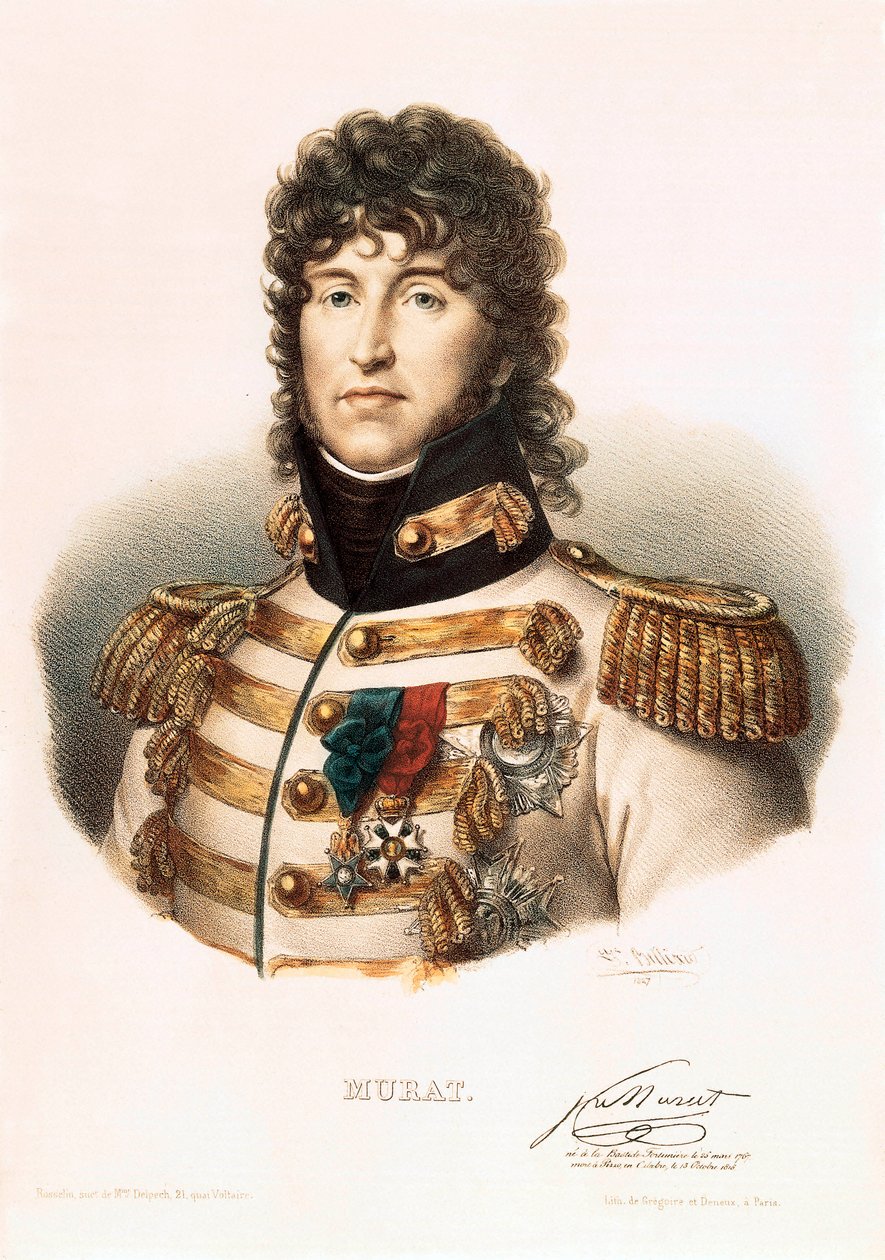 Portrét Joachima Murata (1767-1815), marechal de France, krále Neapole od French School