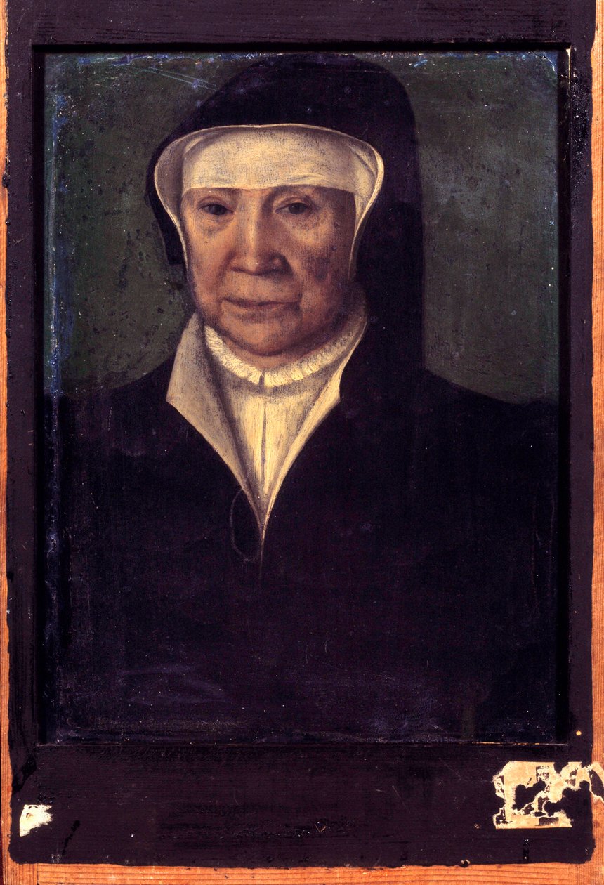 Portrét Johanky Navarrské (1273-1305), královny Francie Obraz francouzské školy. 16. století. Ztlumit. 0,25 x 0,20 m. Versailles. Zámecké muzeum od French School