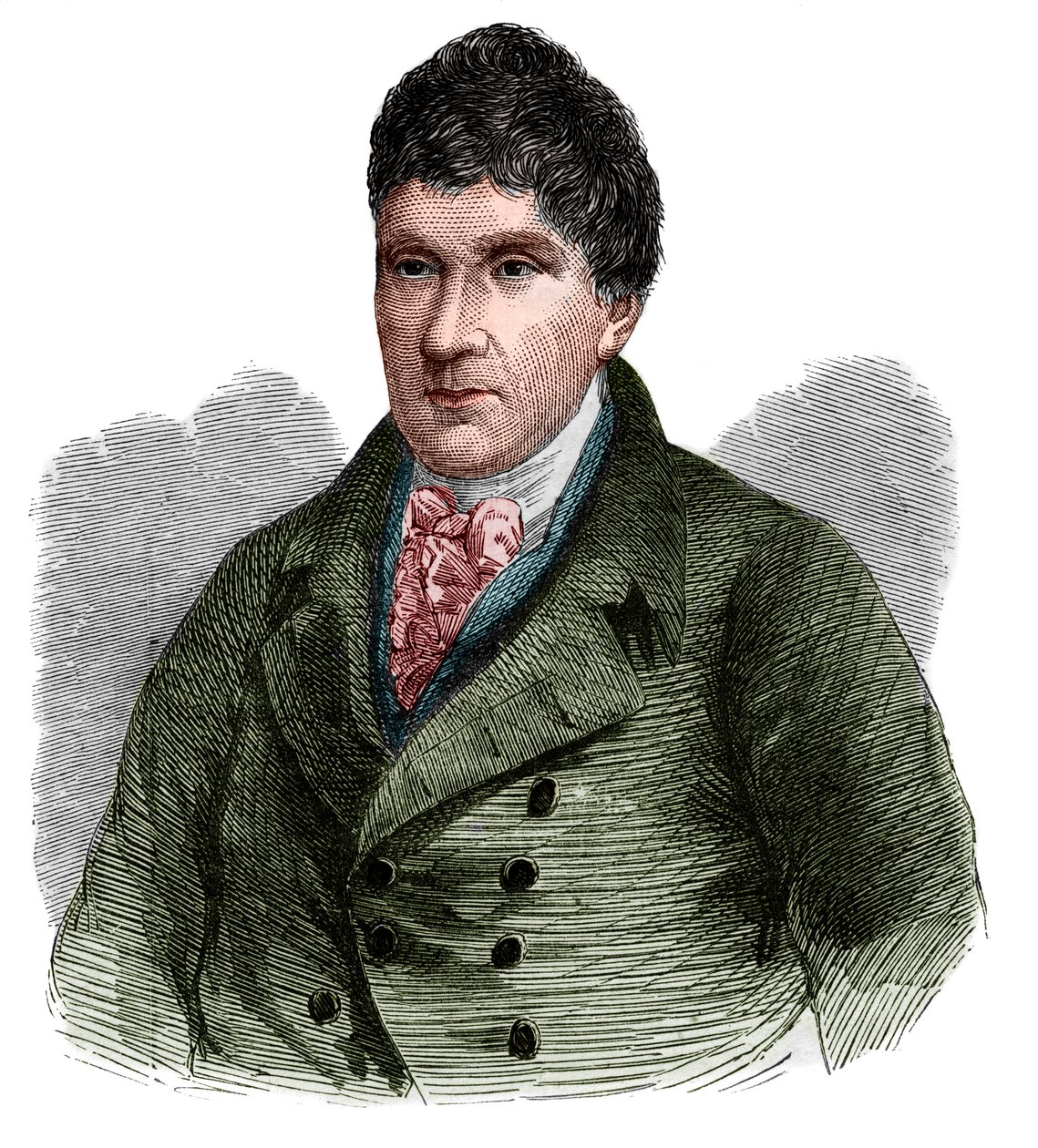 Portrét Johna Rennieho (1761-1821), skotského stavebního inženýra. od French School