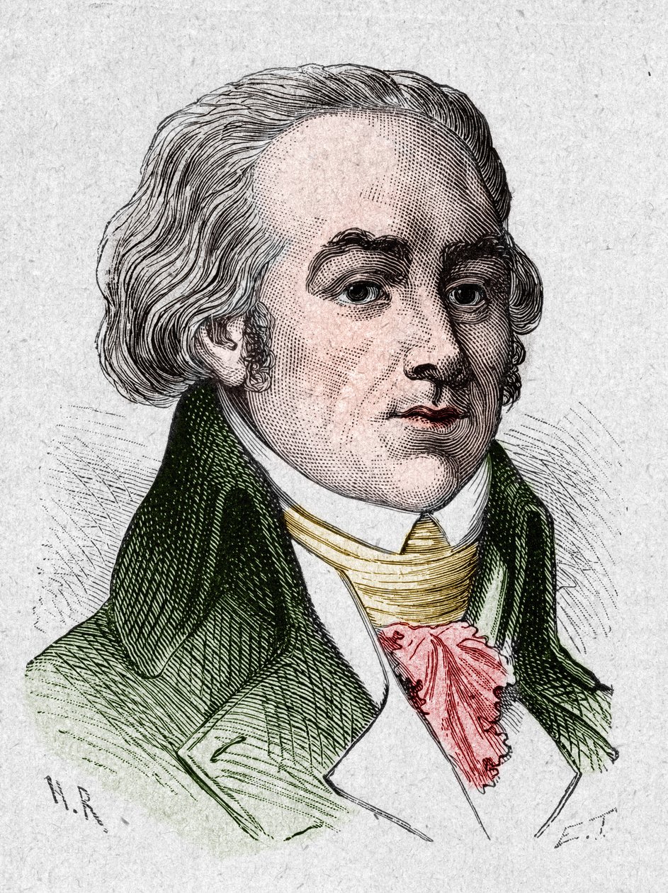 Portrét Josepha Genevieve, hraběte z Puisaye od French School