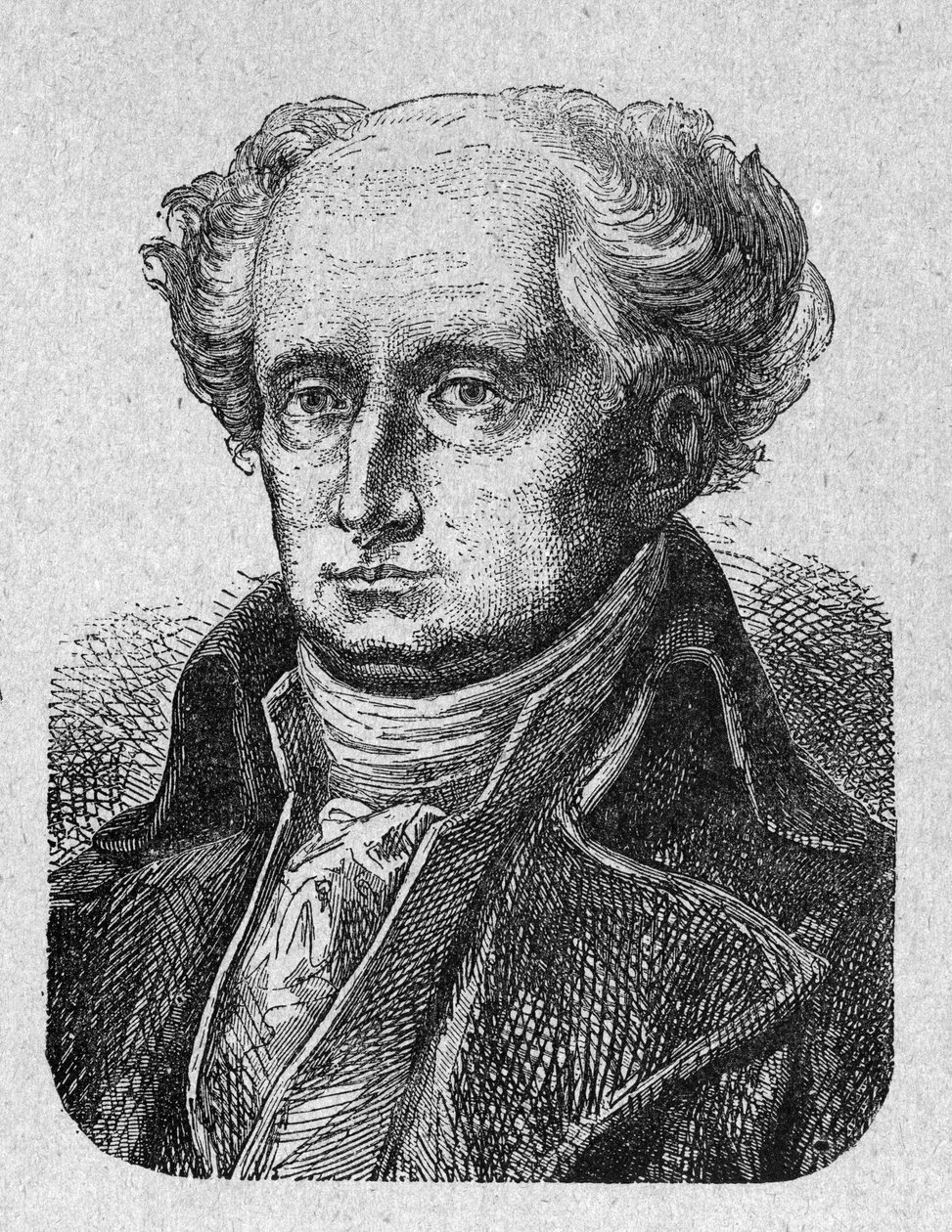 Portrét Josepha Jerome Simeona (1749-1842), francouzského právníka a politika Rytina z roku 1889. Soukromá sbírka. od French School