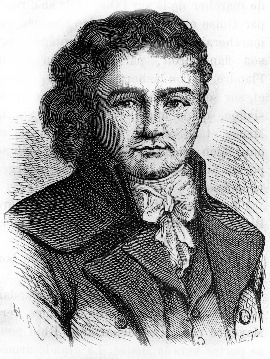 Portrét Josepha Lebona - v „Dějinách Francie““ od Henriho Martina od French School