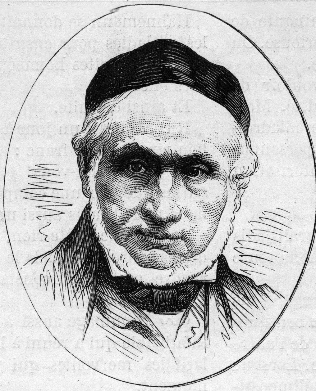 Portrét Josepha Nicolase Robert Fleury (Robert-Fleury od French School