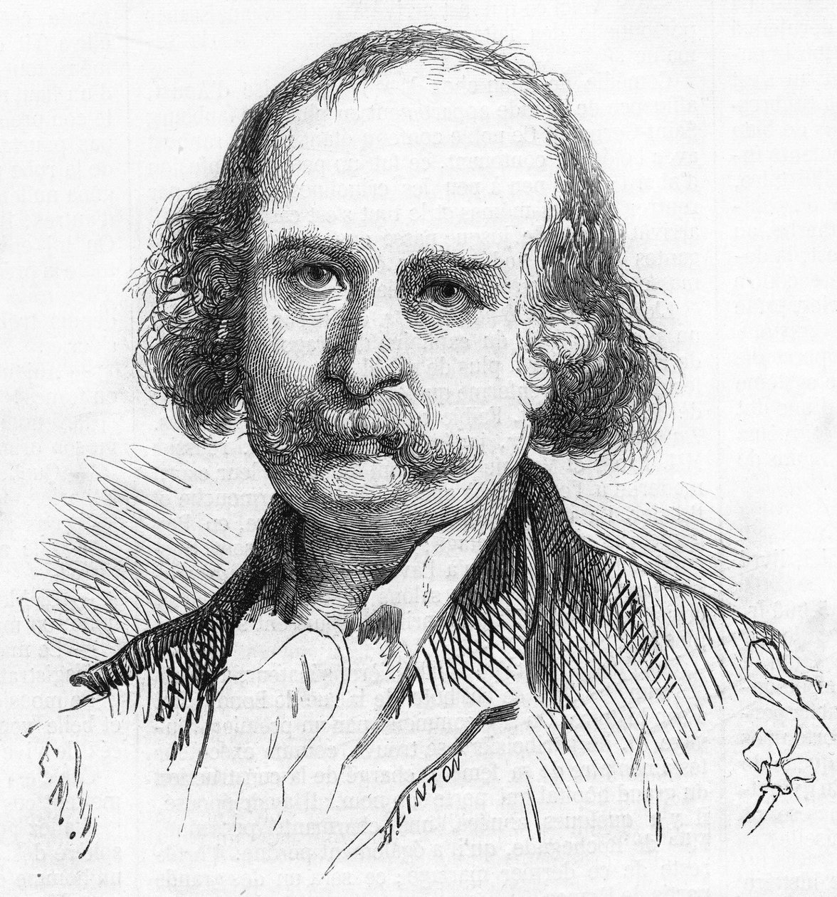 Portrét Julese Sandeaua (1811-1883), francouzského spisovatele. od French School
