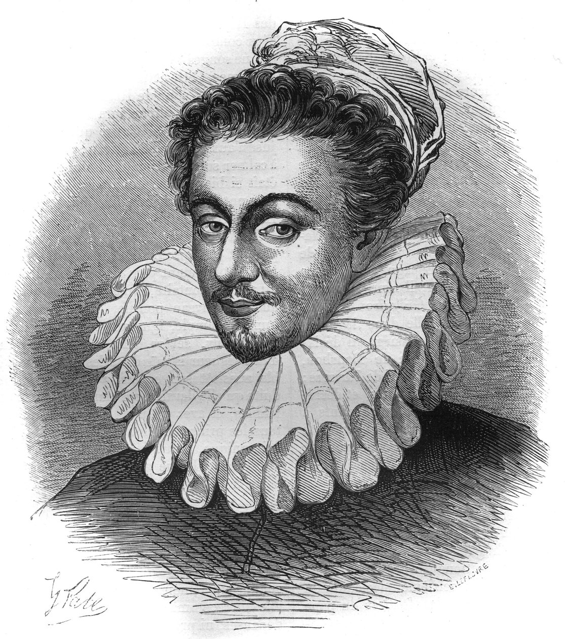 Portrét Knight Carre, velvyslanec Anglie poblíž Sixte V (Felice Peretti od French School