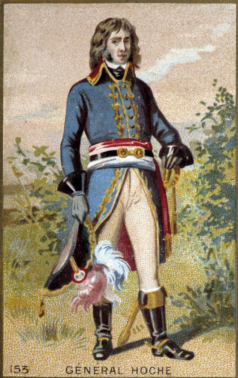 Portrét Lazare Louis Hoche (1768-1797), francouzský generál. od French School
