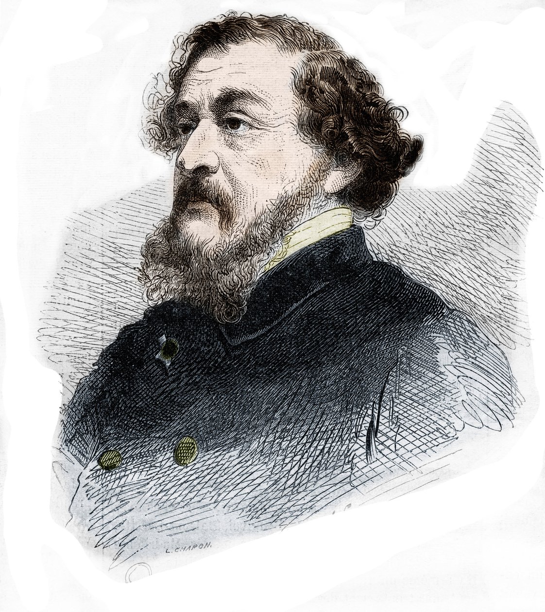 Portrét Leona Gozlana Francouzský novinář a romanopisec (1803 - 1866). od French School