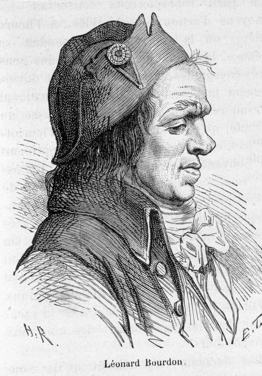 Portrét Leonarda Bourdona (1754-1807), francouzského politika - v "" L