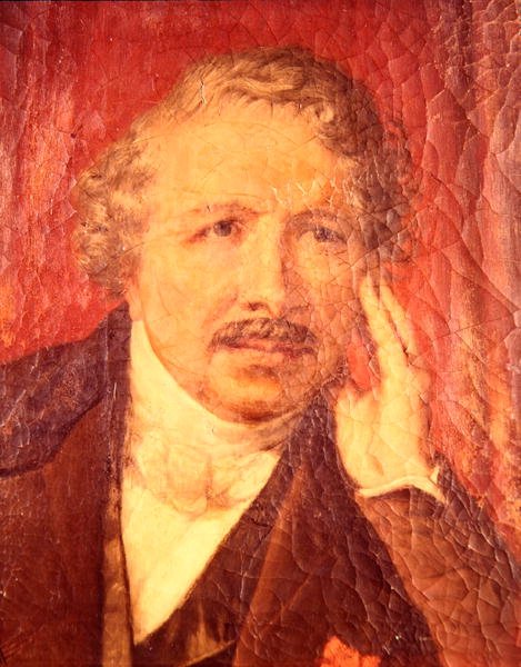 Portrét Louis-Jacques Daguerre (1787-1851) (olej na plátně) od French School