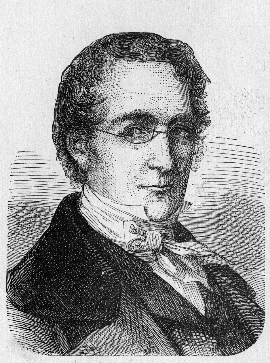 Portrét Louis-Joseph Gay-Lussac (Louis Joseph Gay Lussac) (1778 - 1850) - v „“ Album of Science; proslulí učenci; Velké objevy “”” 1896. od French School