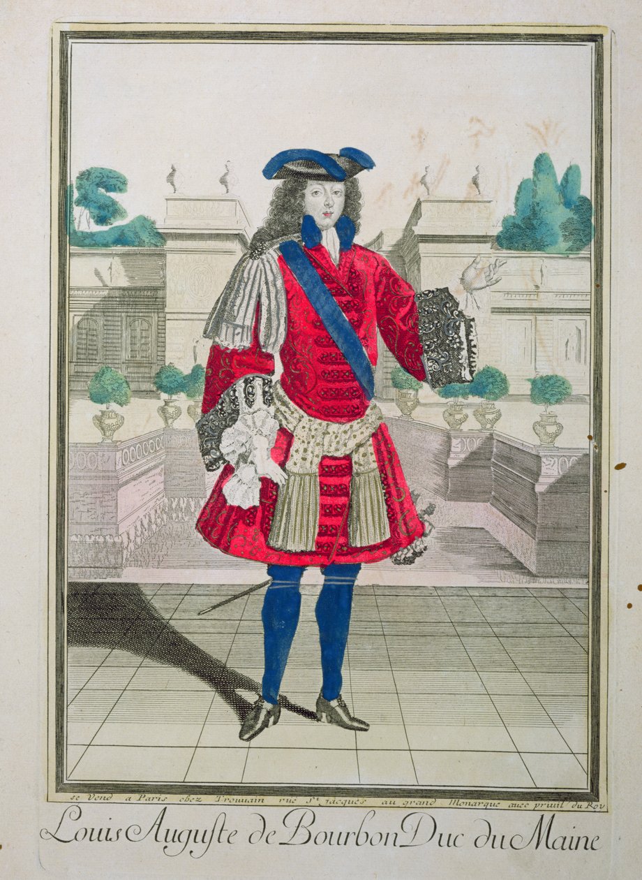 Portrét Louise Augusta de Bourbon (1670-1736) vévody z Maine od French School