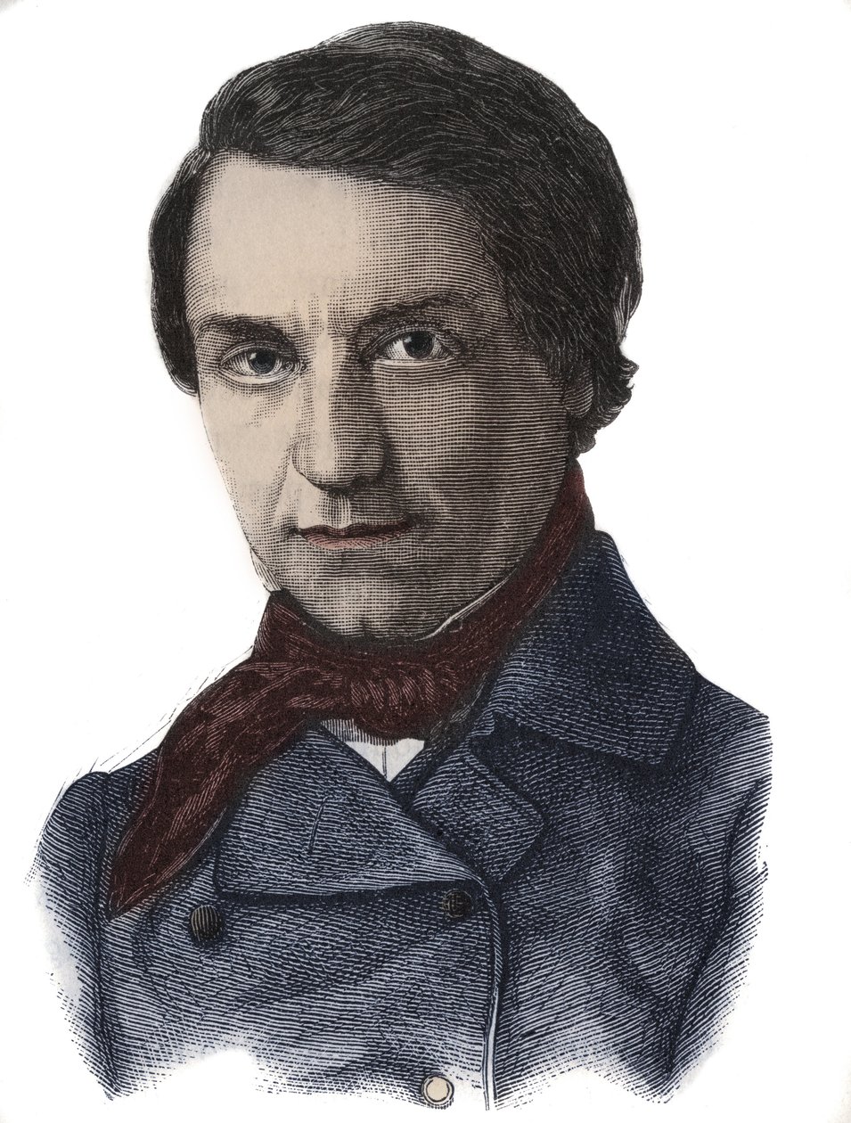 Portrét Louis Blanc, francouzský politik a historik (1811 - 1882) od French School