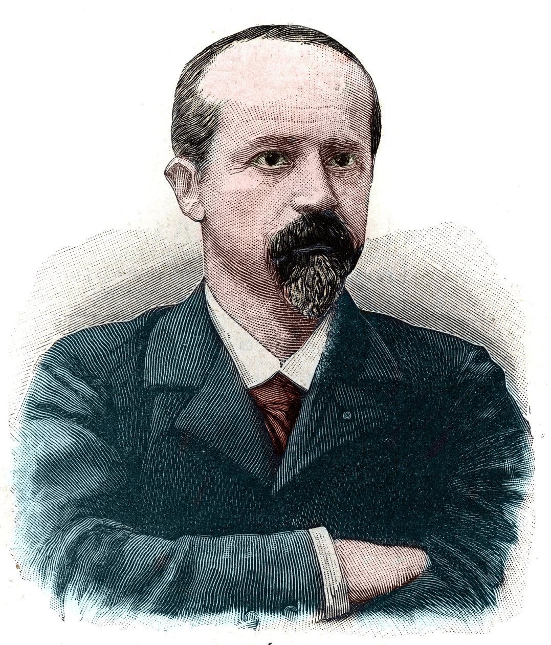 Portrét Louis Jean Baptiste Lepine (1846 -1933) francouzský právník a politik, vynálezce soutěže Lepine. od French School