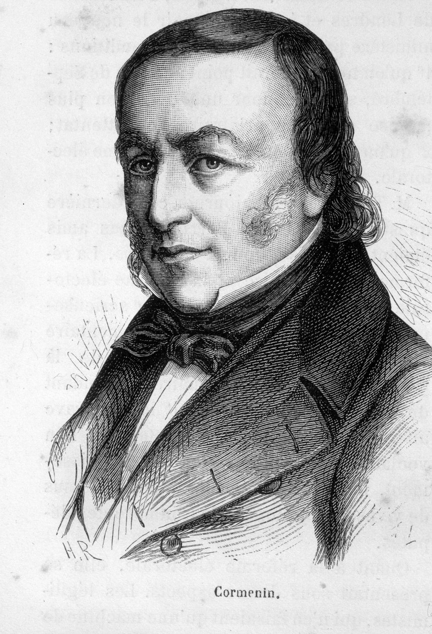 Portrét Louise Marie de La Haye vikomta de Cormenin od French School