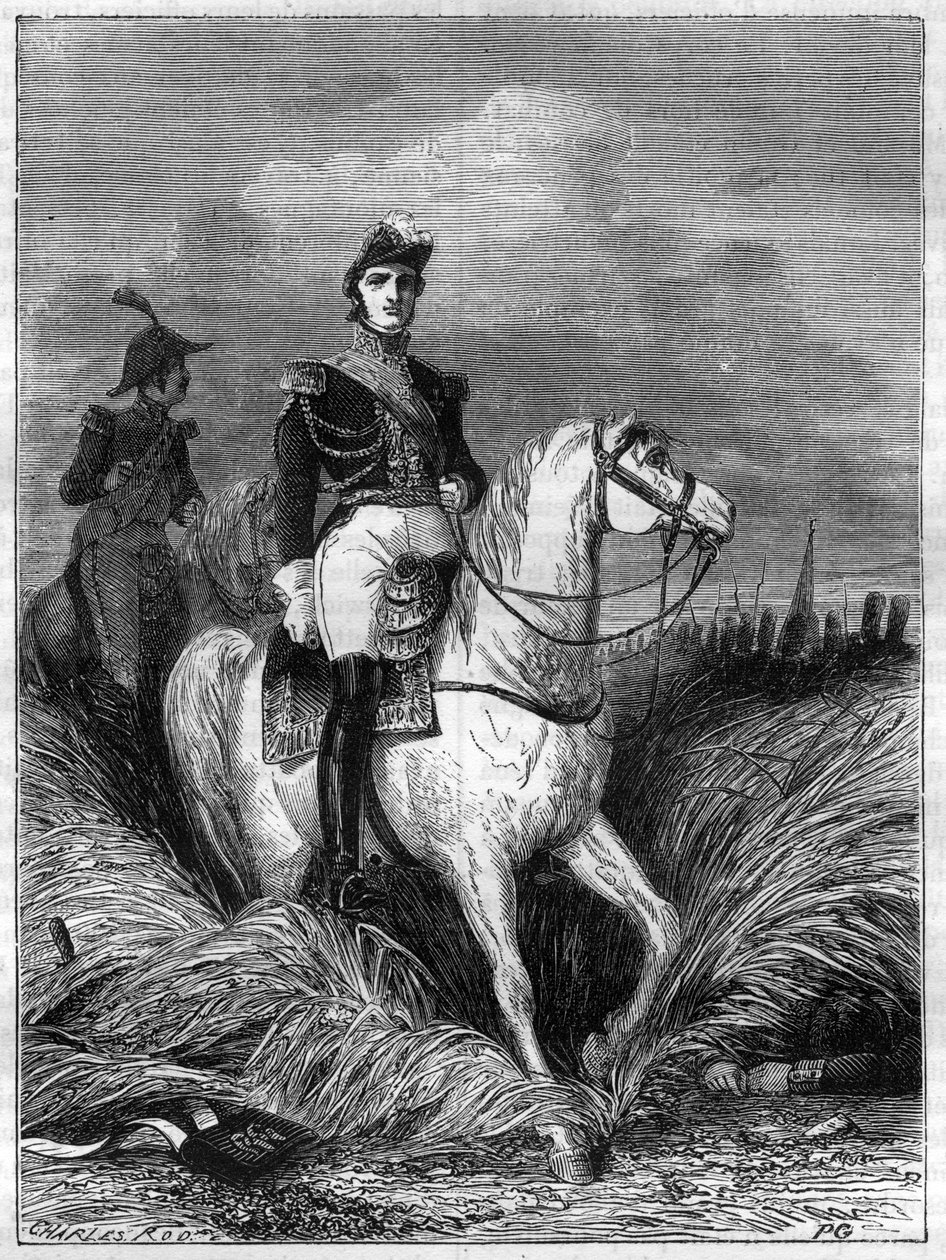 Portrét Louise Nicolase Davouta (1770-1823) Princ z Eckmuhlu, vévoda z Auerstaedtu a francouzský maršál - Louis Nicolas (Louis-Nicolas) d