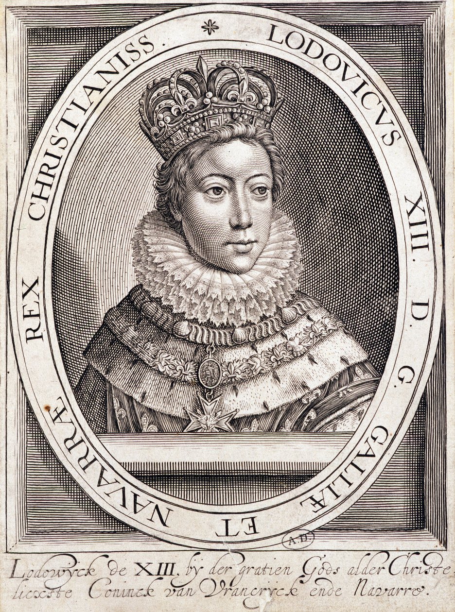 Portrét mladého Ludvíka XIII. od French School