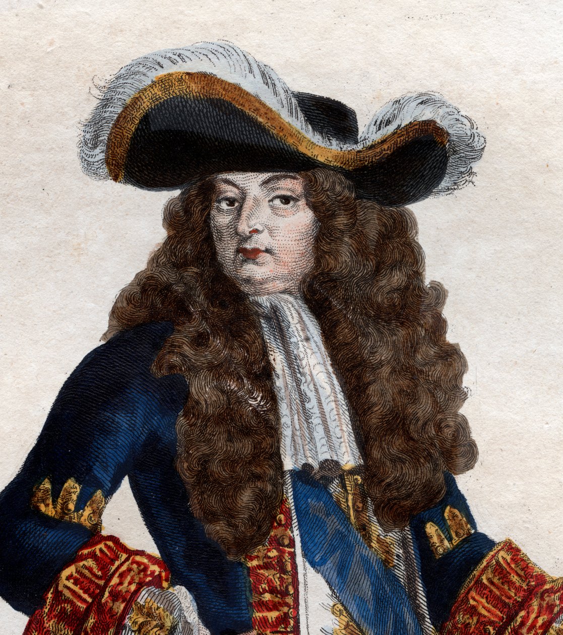 Portrét francouzského krále Ludvíka XIV. (1638-1715). od French School