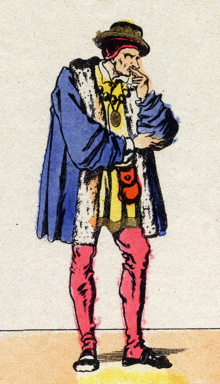 Portrét Ludvíka XI. (1423-1483), krále Francie. od French School