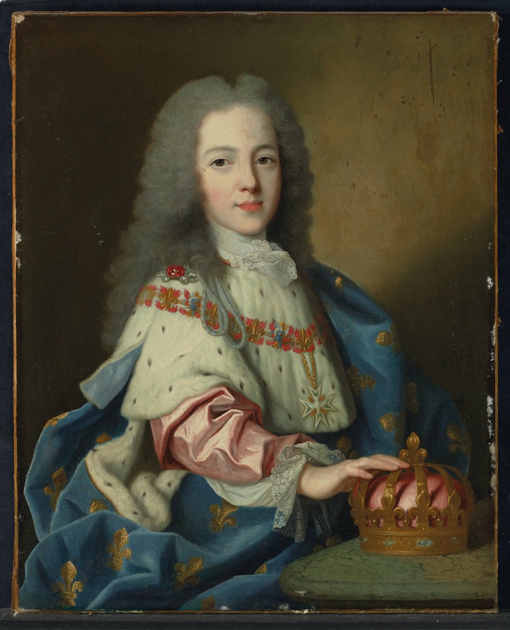 Portrét Ludvíka XV. jako dítě, kolem roku 1720 od French School