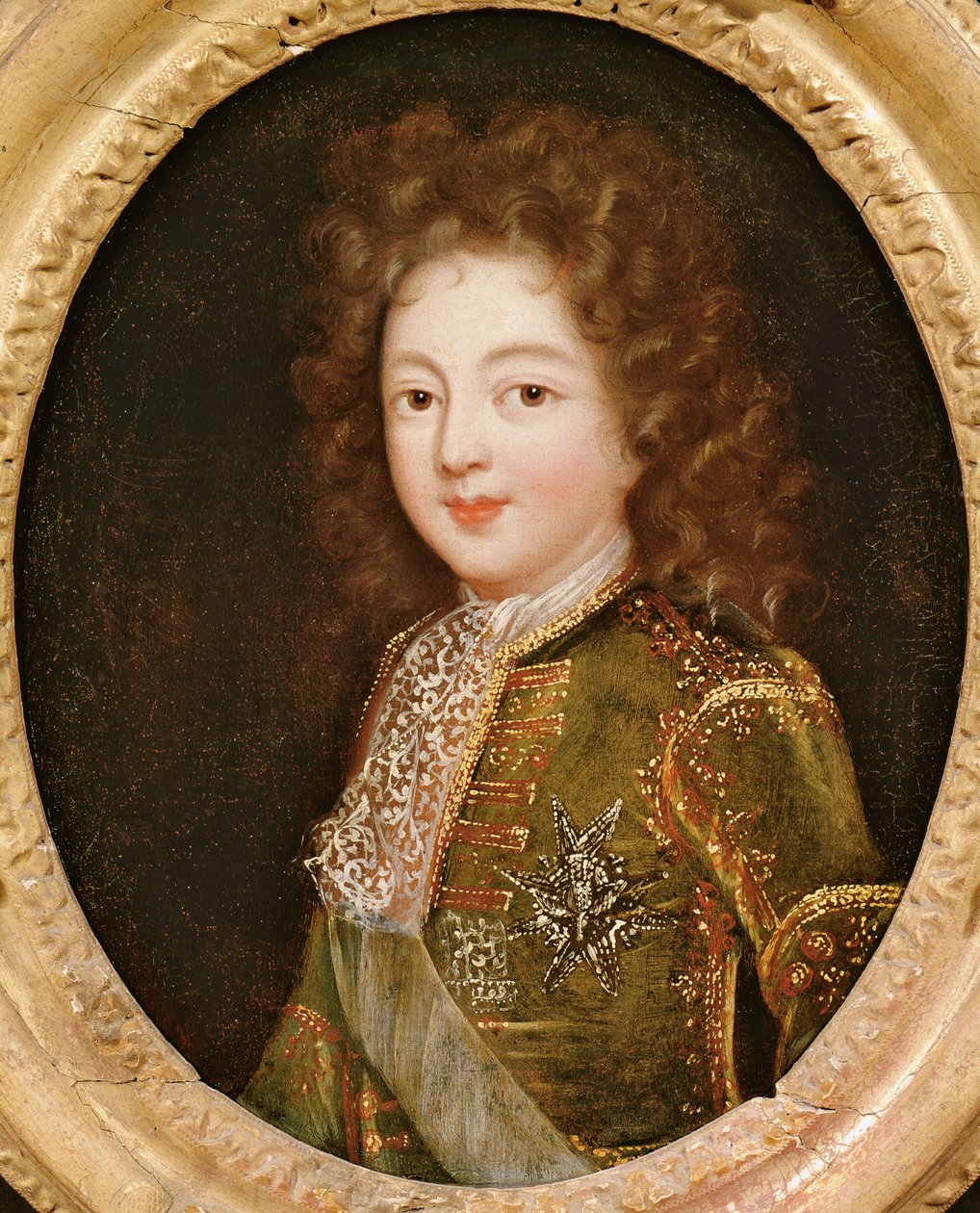 Portrét Ludvíka Francouzského (1682-1712) od French School