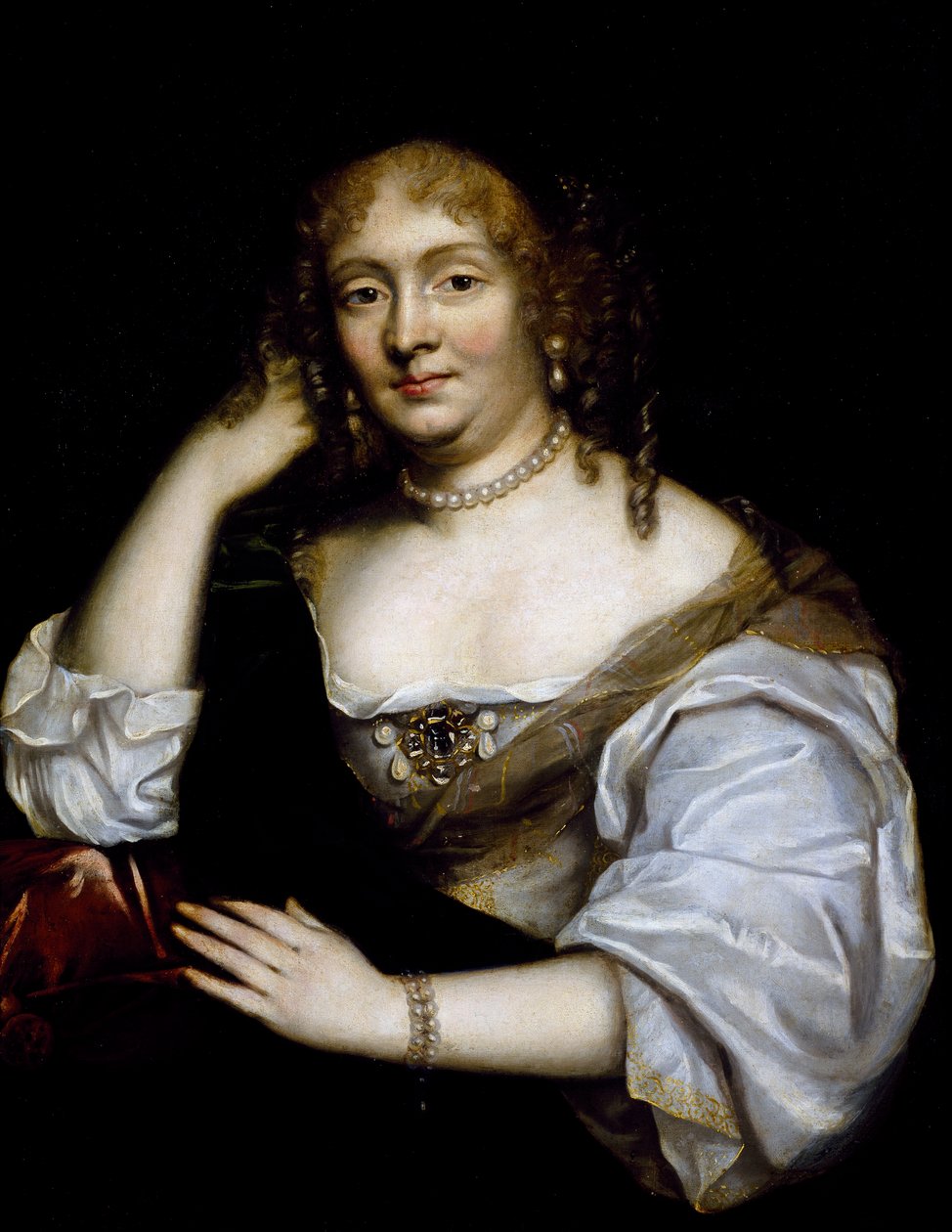 Portrét paní de Sevigne, po roce 1670 (olej na plátně) od French School