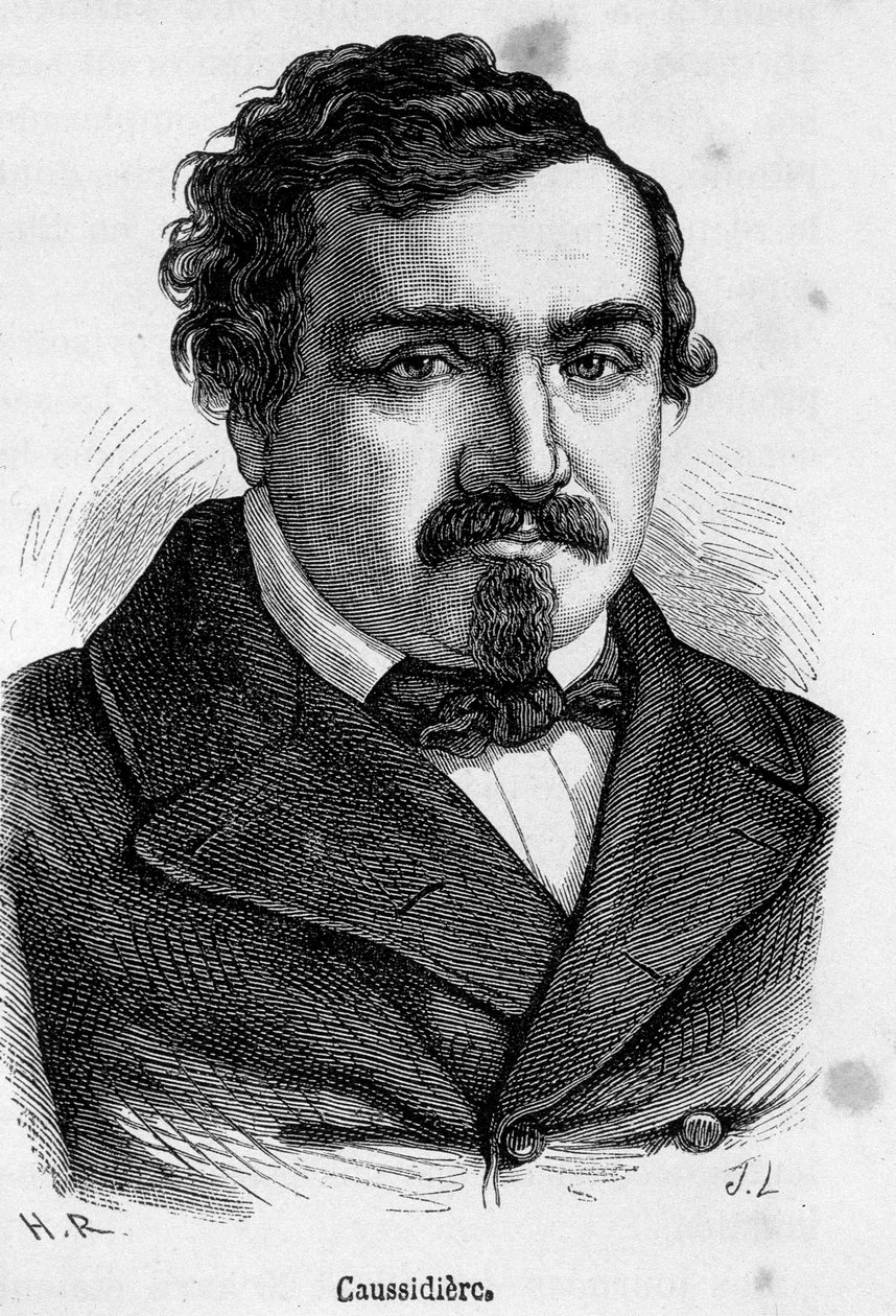 Portrét Marca Caussidiera, francouzského politika (1808-1861). od French School