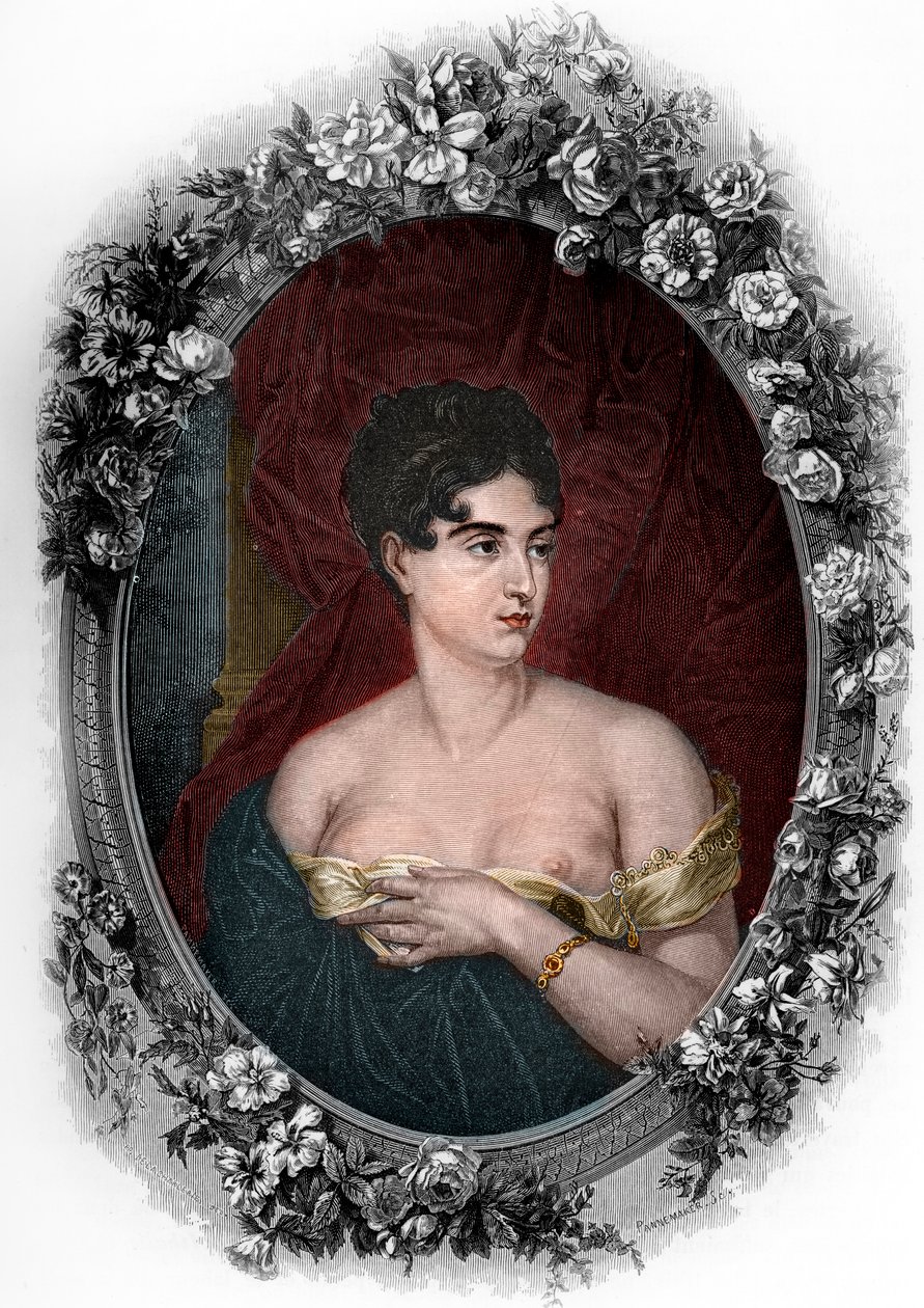 Portrét Marguerite Josephine Wiemer (Marguerite Georges) od French School