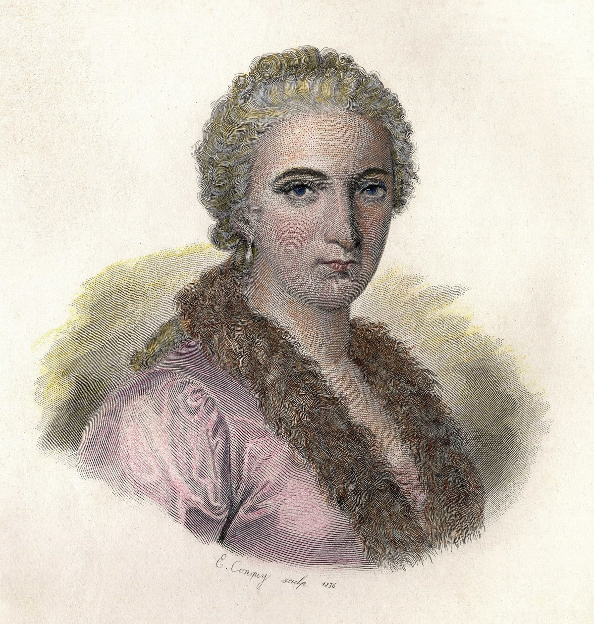 Portrét Marie Gaeteny Agnesi od French School