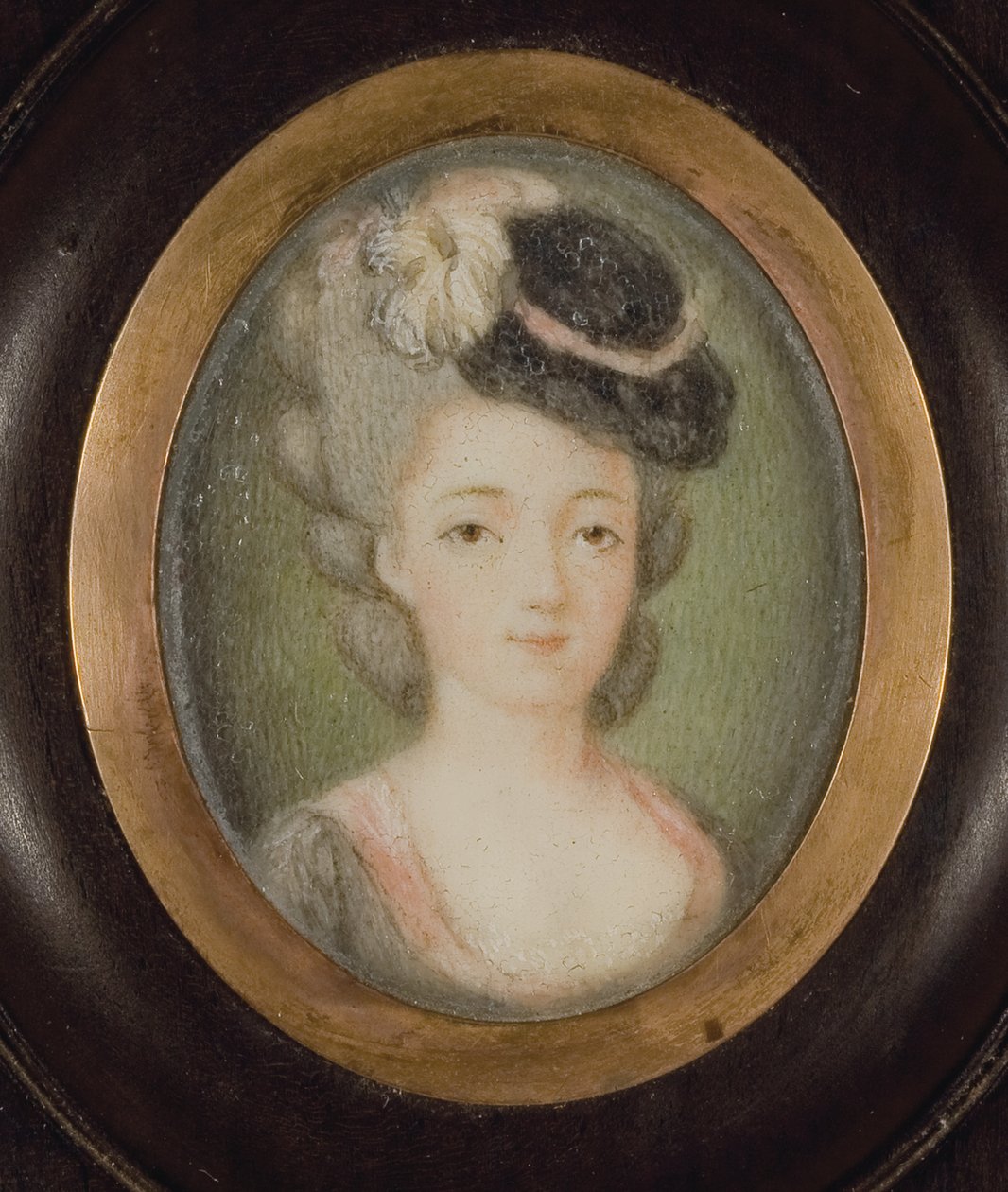 Portrét Marie Adrienne Francoise de Noailles, markýza de la Fayette od French School