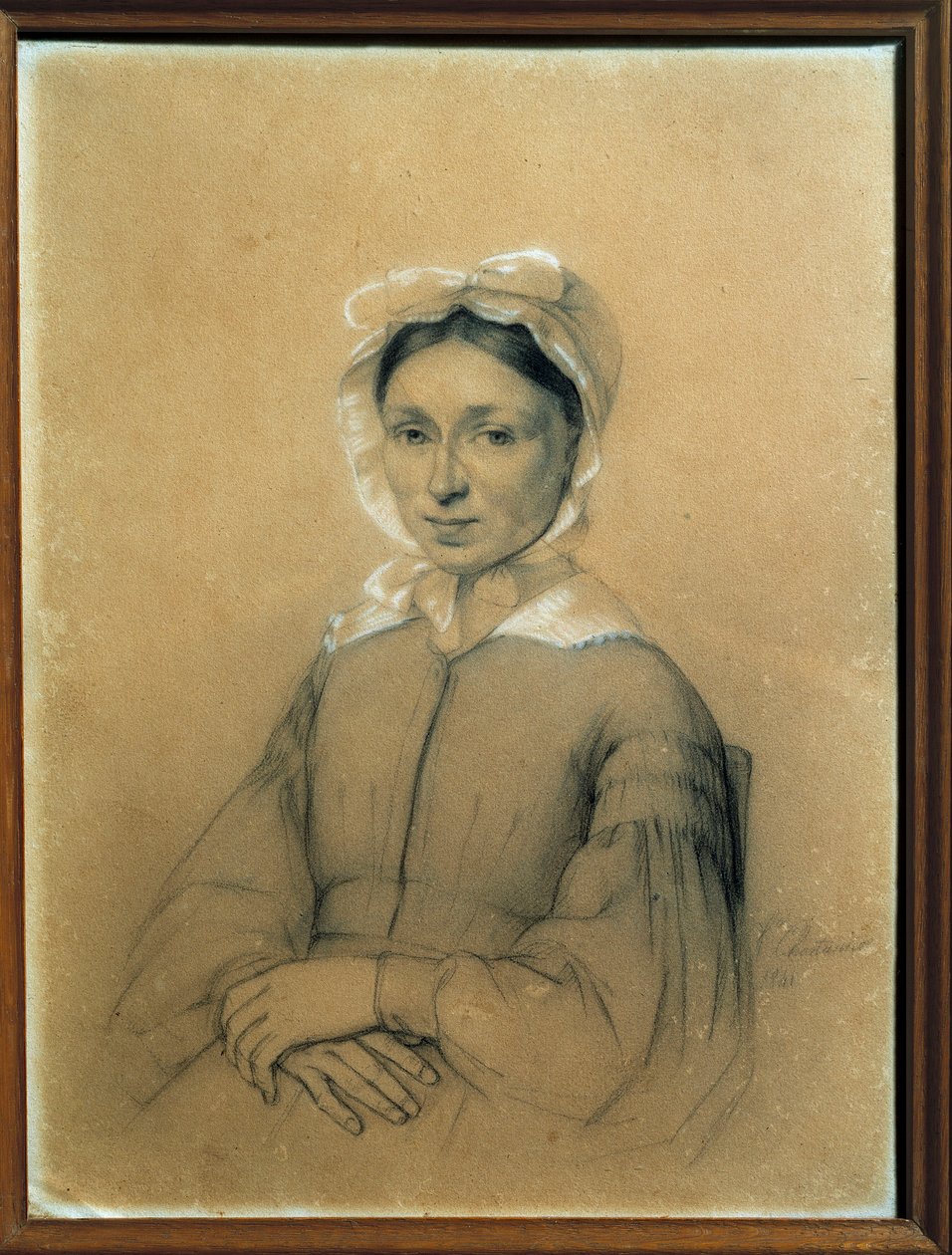 Portrét Marie Dumas, rozené Marie Louise Elisabeth Labouret, matka Alexandra Dumase otce Anonymní kresba. 1841 Villers Cotterets. Muzeum Alexandra Dumase od French School