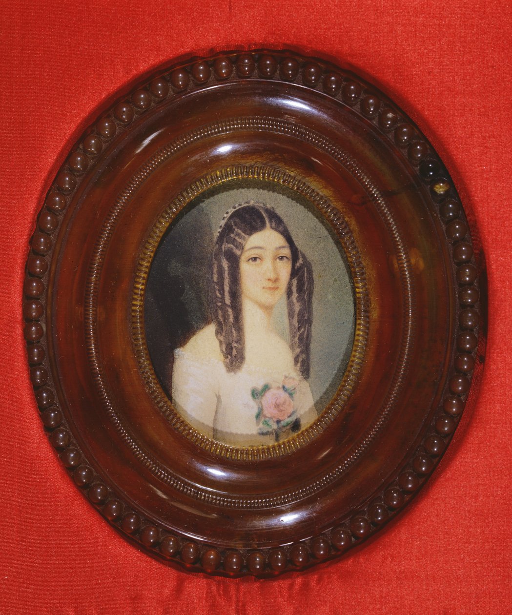 Portrét Marie Duplessisové (1824-1847) známé také jako La Dame aux Camelias, 1847 (čb na papíře) od French School