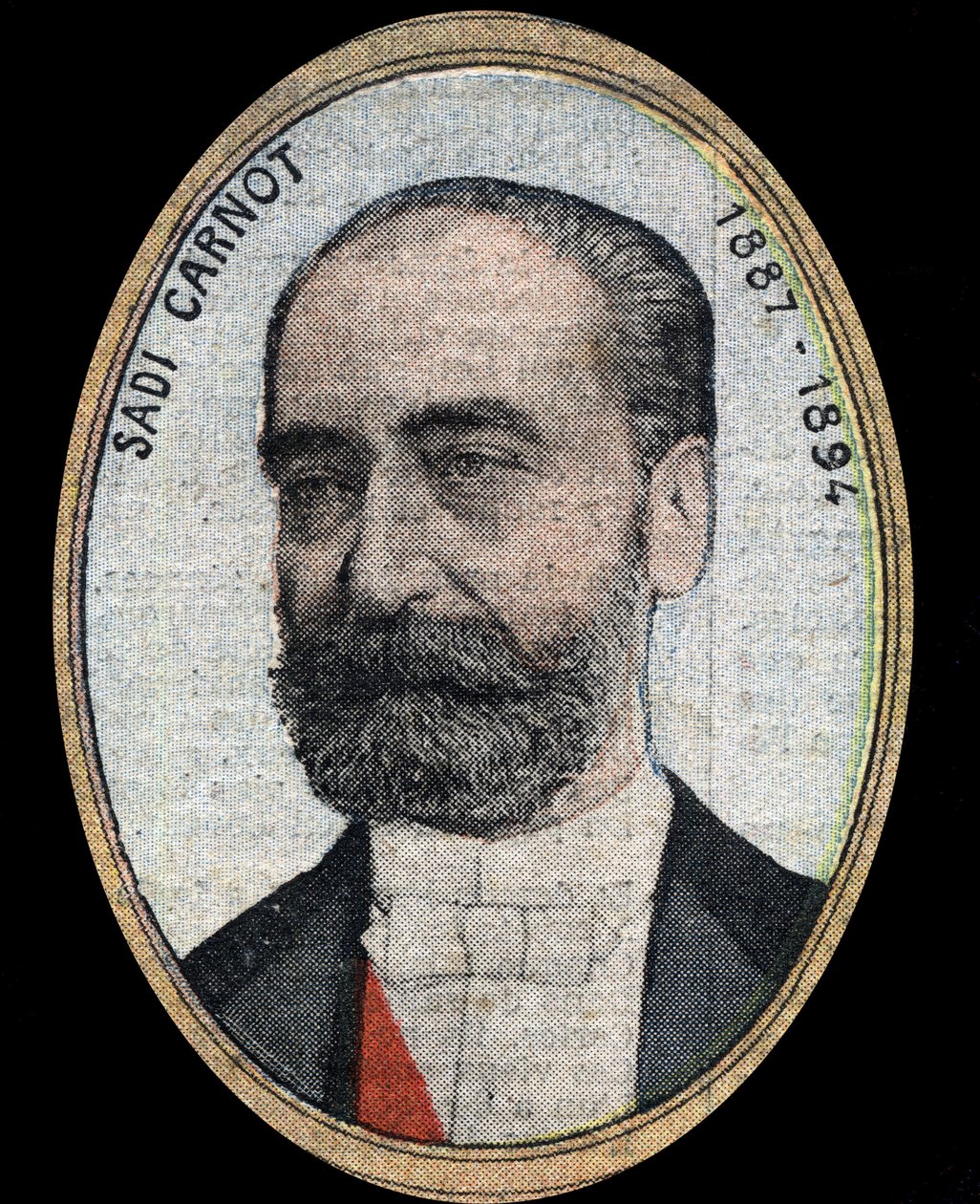 Portrét Marie Francois Sadi Carnotové (1837-1894), prezidentky Francouzské republiky. od French School