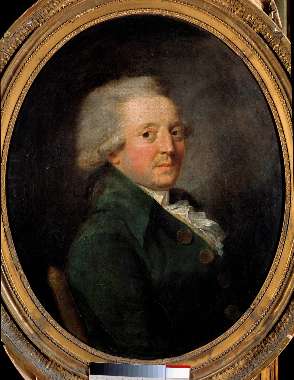 Portrét Marie Jean Antoine Nicolas de Caritat, markýz de Condorcet (1743-1793), francouzský filozof. Anonymní francouzská malba od French School