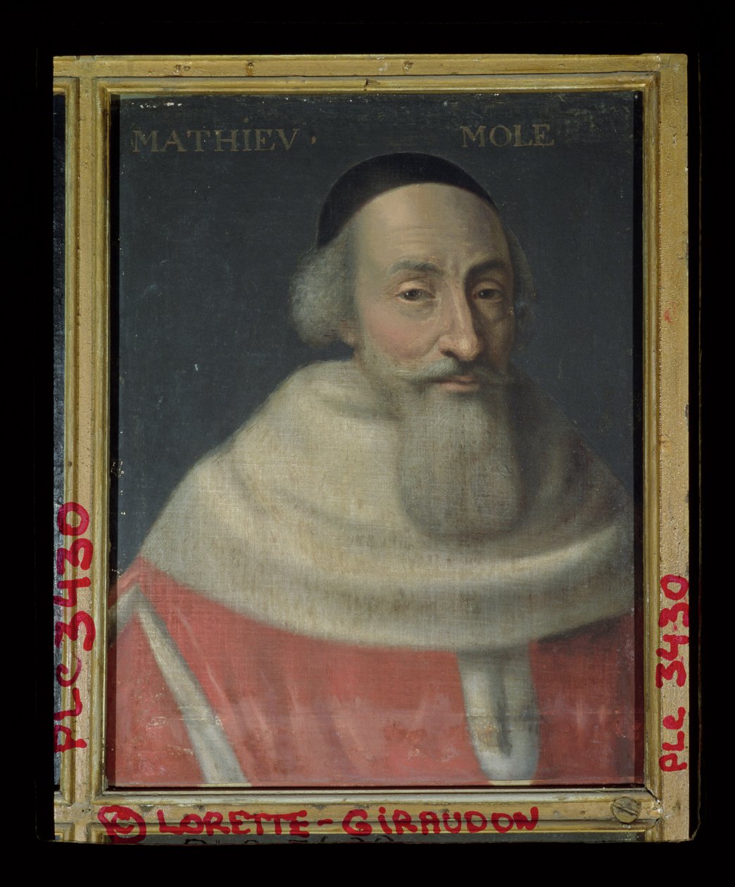 Portrét Mathieu Mole (1584-1656) Lord of Champlatre od French School