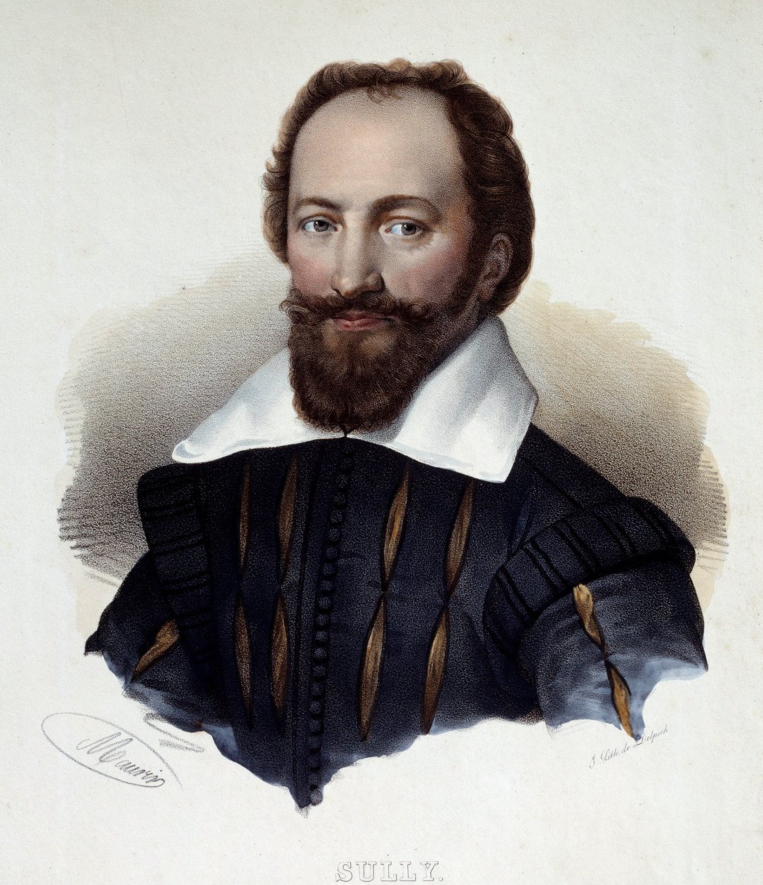Portrét Maxmiliána de Bethune od French School