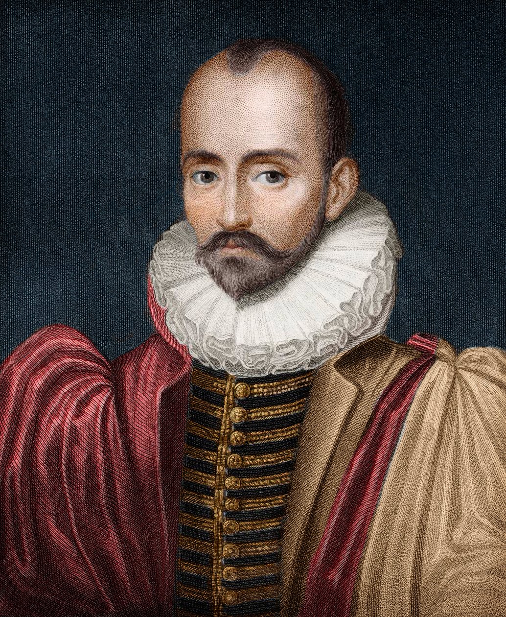 Portrét Michela Eyquema de Montaigne od French School