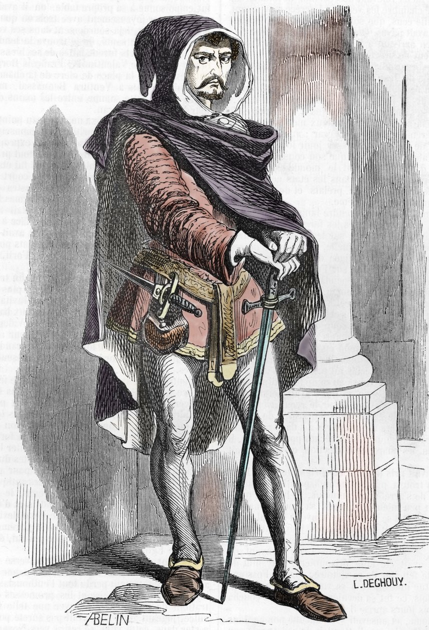 Portrét Michelotto Corella od French School