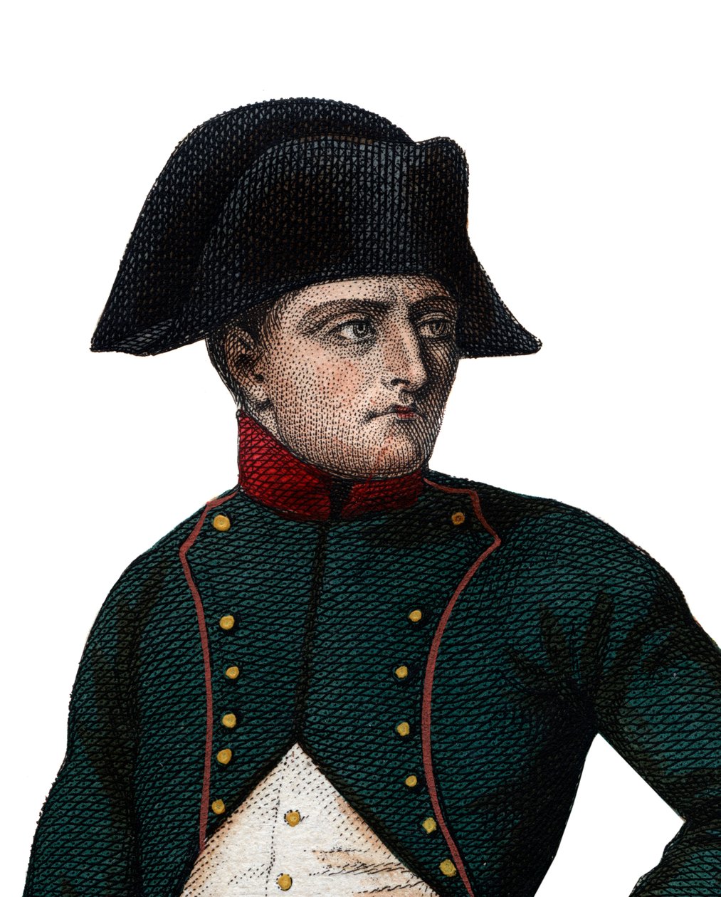 Portrét Napoleona Bonaparta (1768-1821) jako prvního konzula. od French School
