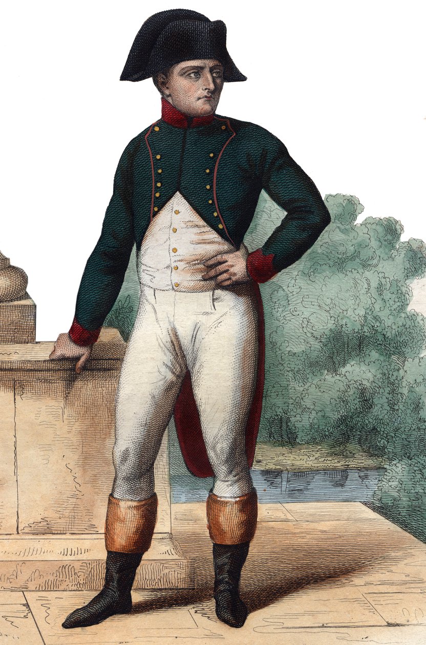 Portrét Napoleona Bonaparta (1768-1821) jako prvního konzula. od French School