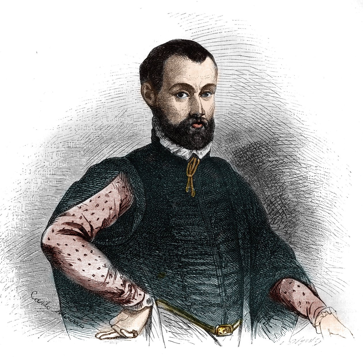Portrét Niccola od Bernarda dei Machiavelli (Nicolas Machiavel od French School