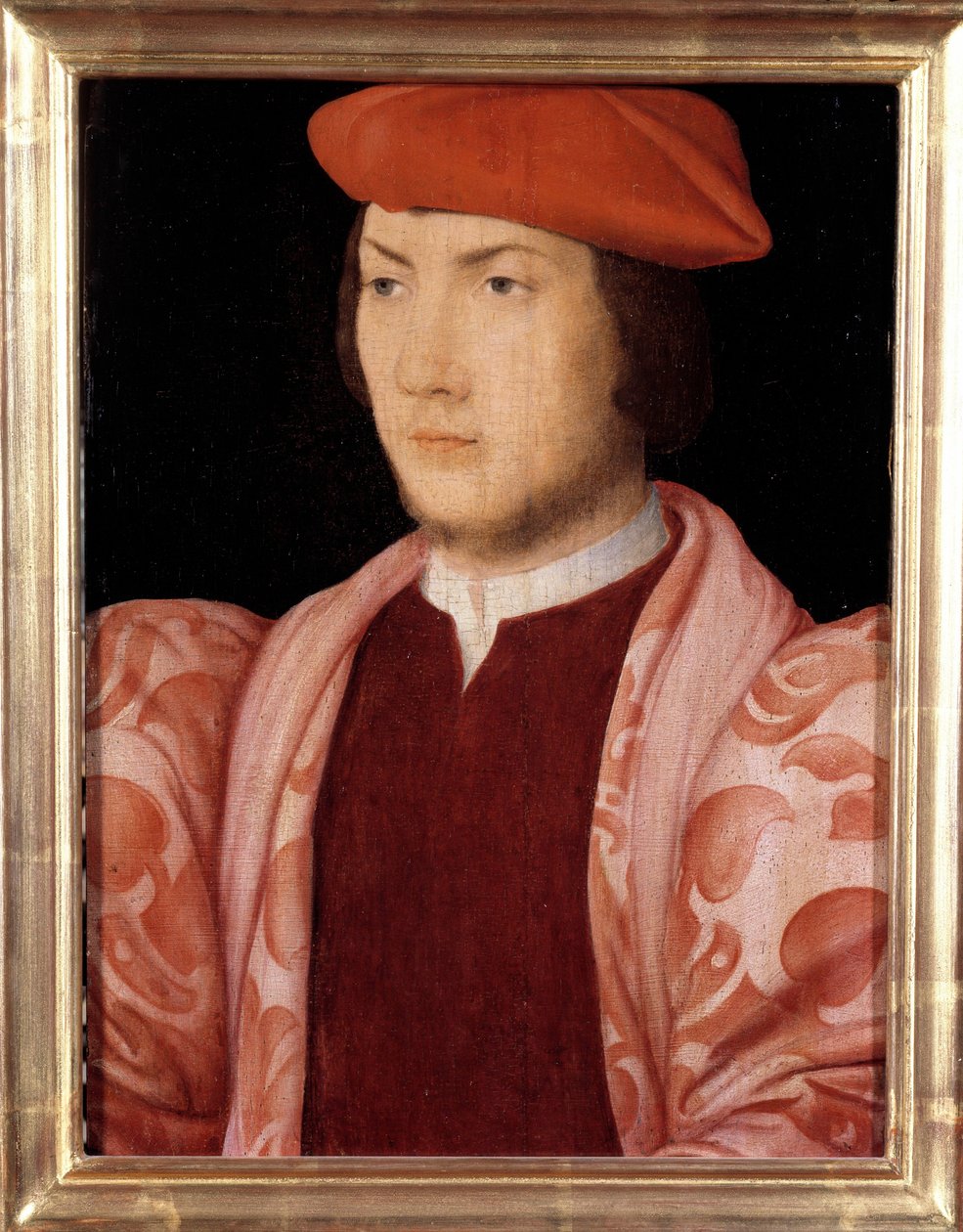 Portrét Odeta de Coligny, kardinála z Chatillonu v roce 1534 (syn Gasparda de Coligny, Marechala z Francie a bratr admirála Gasparda de Coligny) (1517-1571) kolem roku 1535 Malba francouzské školy 16. století. Ztlumit. 0,32x0,23m. Versaille od French School