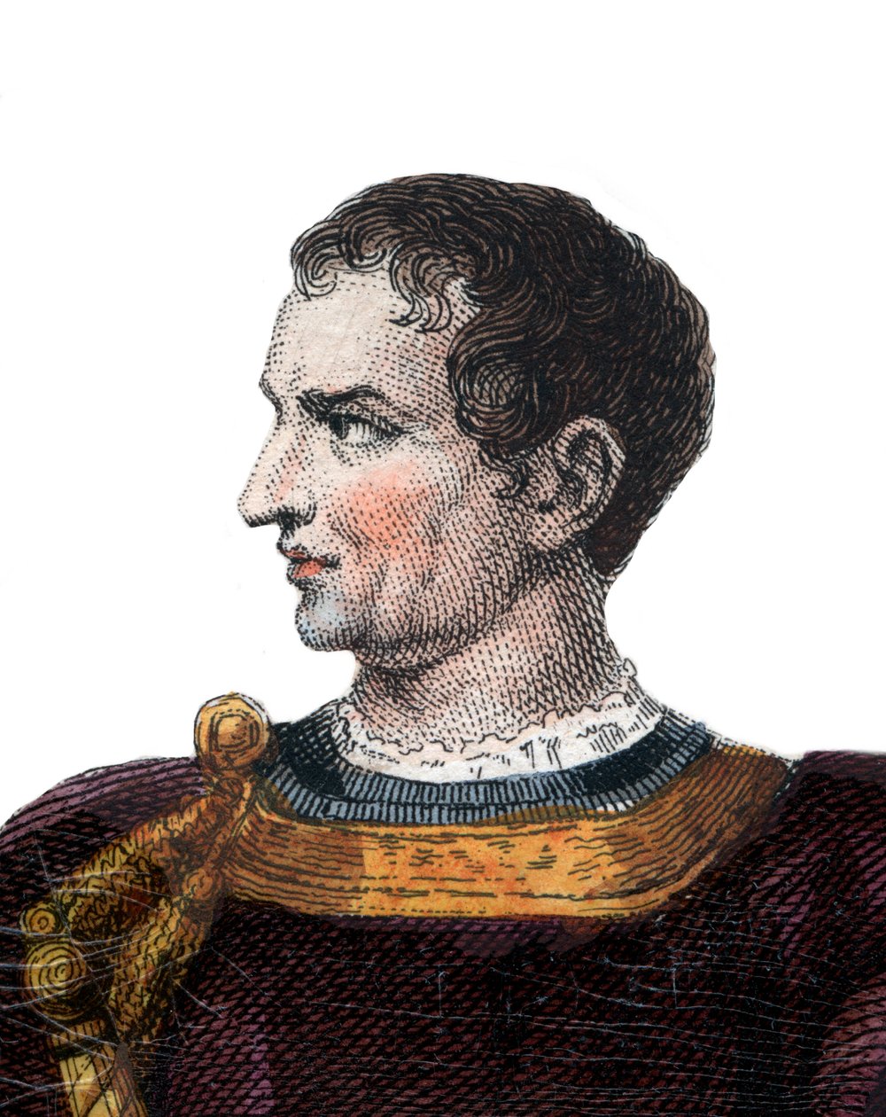 Portrét Oliviera V de Clissona (1336-1407), francouzského konstábla. od French School
