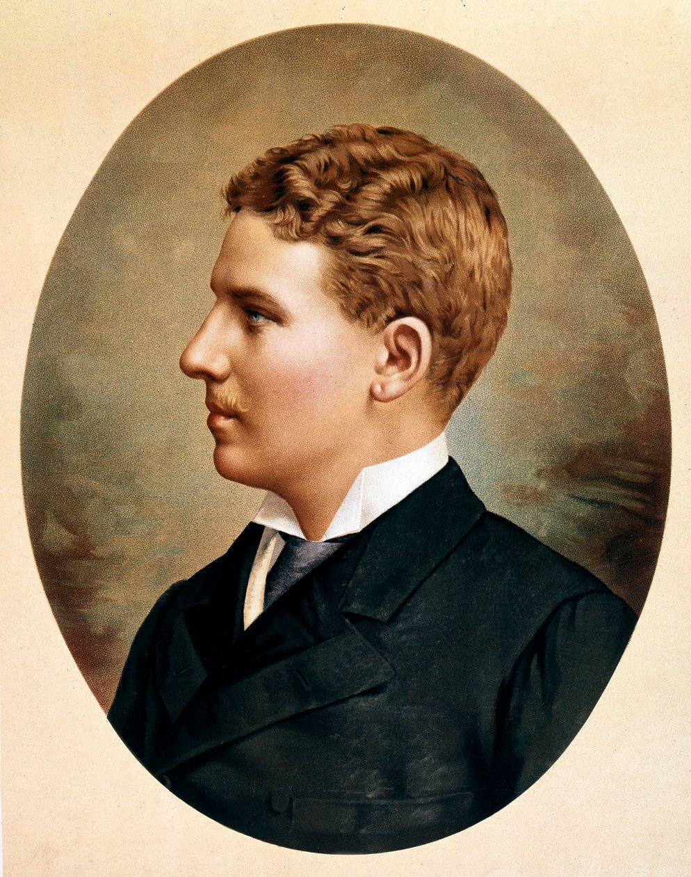 Portrét Filipa, vévody z Orleansu (1838 - 1894) od French School