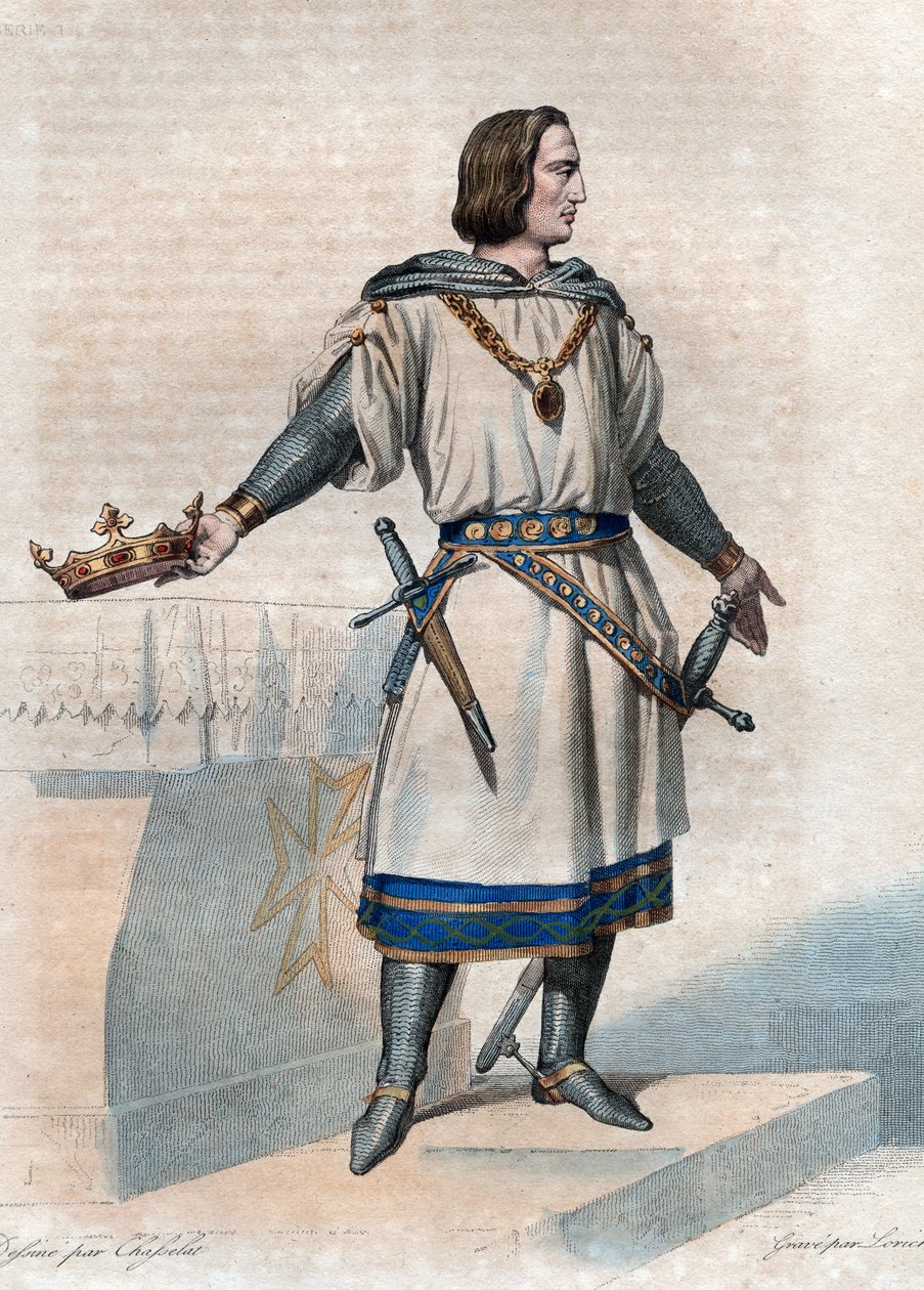 Portrét Filipa II. Augusta (1165-1223), francouzského krále. od French School