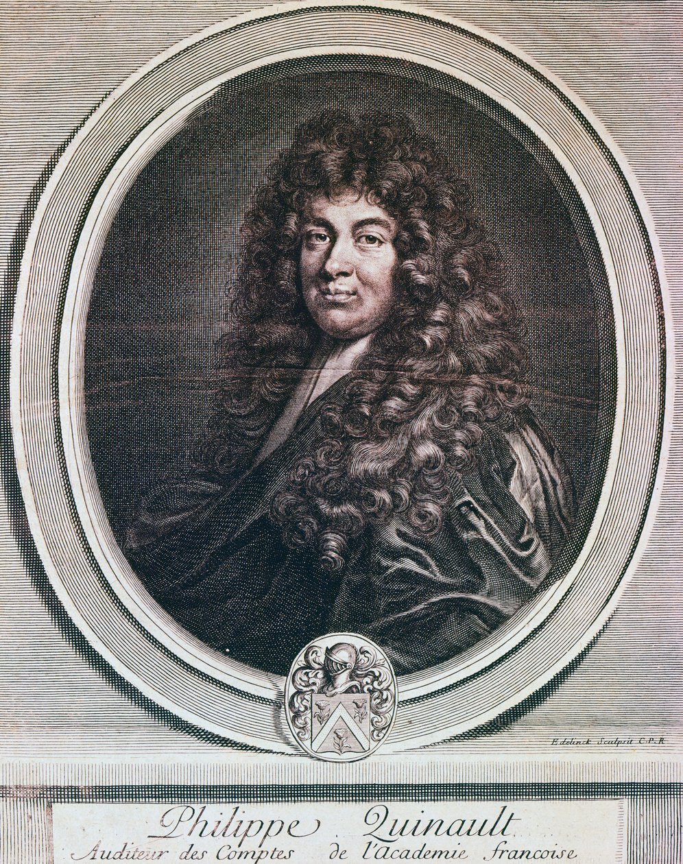 Portrét Philippe Quinaulta od French School