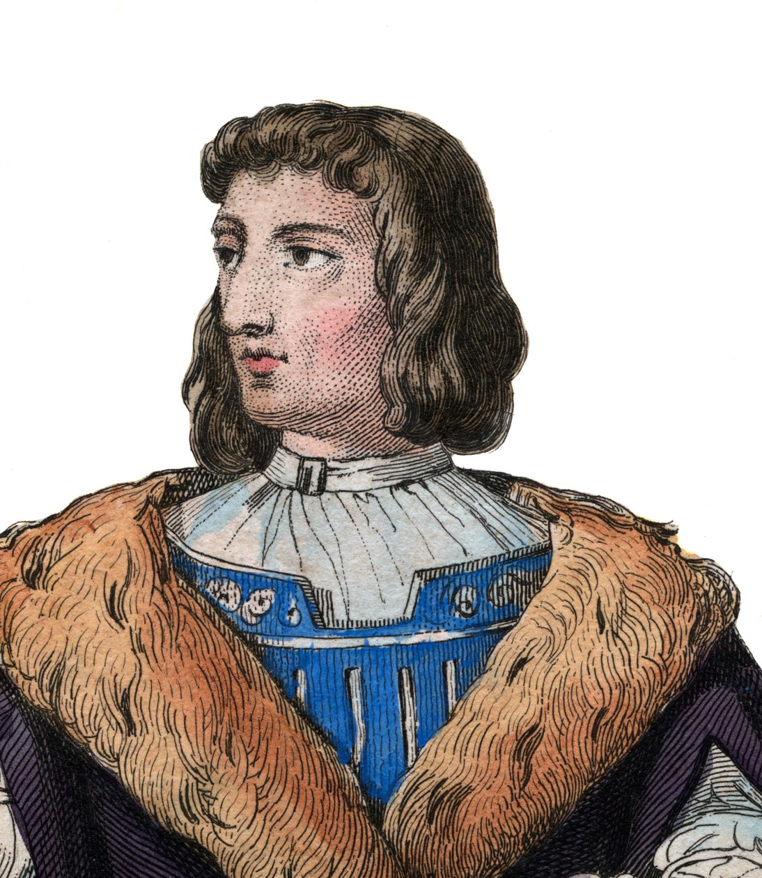 Portrét Philippe de Commines (1447-1511), francouzský spisovatel a diplomat. od French School