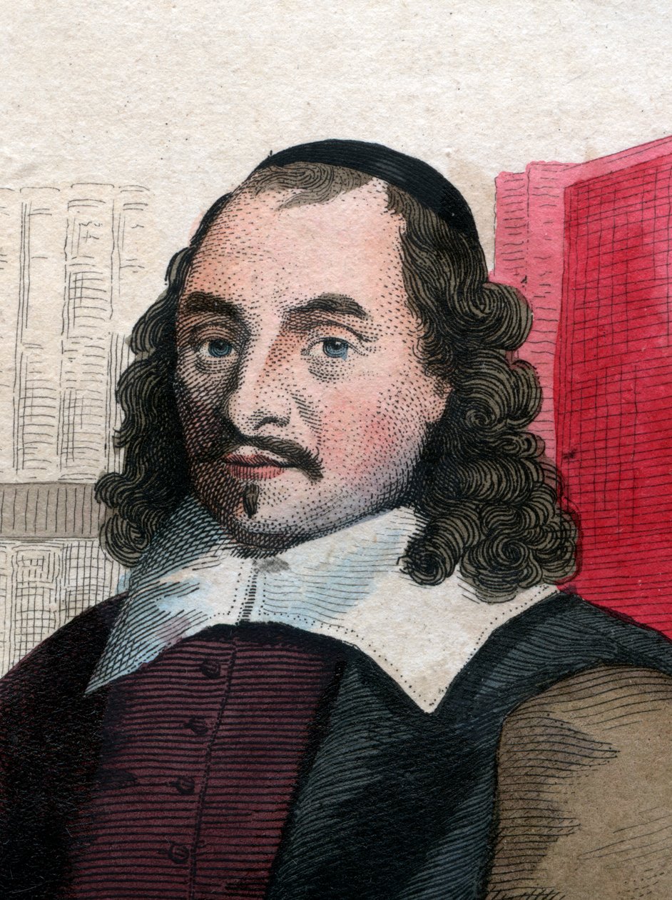 Portrét Pierra Corneille (1606-1684), francouzského dramatika. od French School