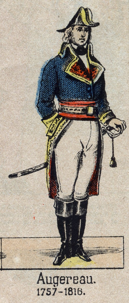 Portrét „“ Pierre Francois Charles Augereau, vévoda z Castiglione (maršál Augereau) Marechal z Francie (Paříž od French School