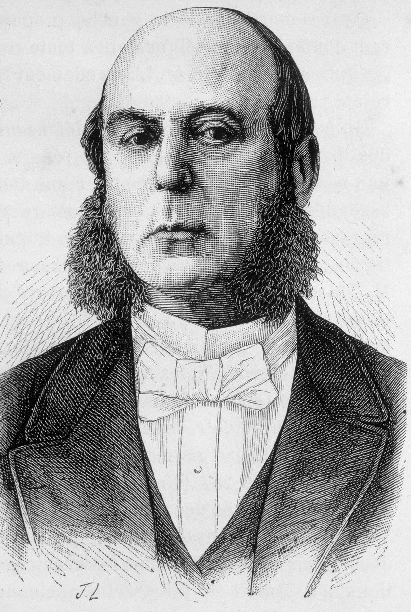 Portrét francouzského politika Pierra Julese Baroche (1802 - 1870) od French School